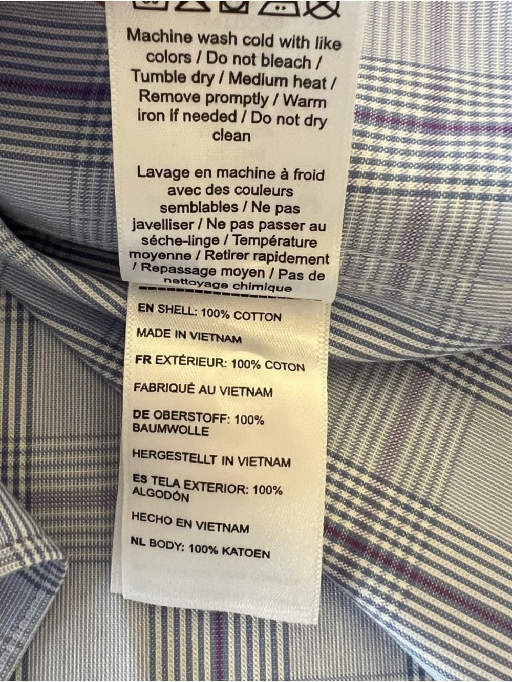 UNTUCKit Salisire Shirt Mens XL Purple Blue Long Sleeve Button Up Wrinkle Free - Picture 8 of 12